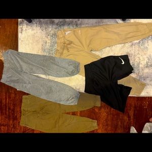 Jackets and cargos / sweats / shorts